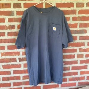 Blue Carhartt t-shirt Original Fit SIZE L TALL